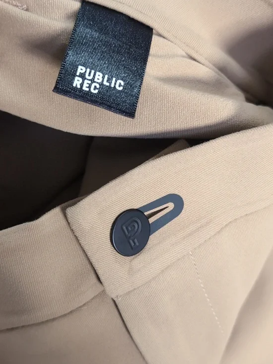 Public Rec Workday Pant Size 42x28 in Khaki Tan Performance Stretch - Picture 6 of 10